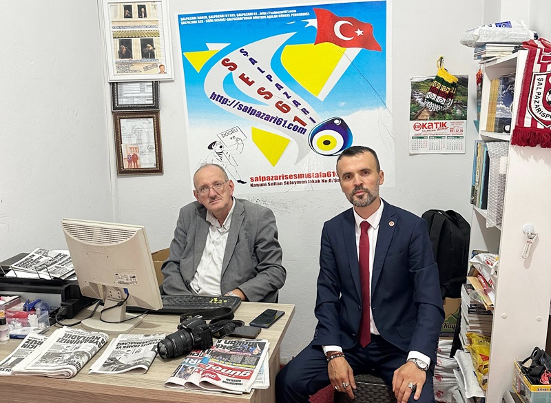 Saadet İlçe Başkanından İlçe Basına Ziyaret